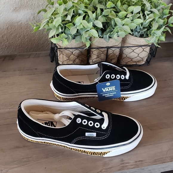 Vans Era 95 Cheetah Print Sole Trainers Sneaker Anaheim NEW - Picture 4 of 10